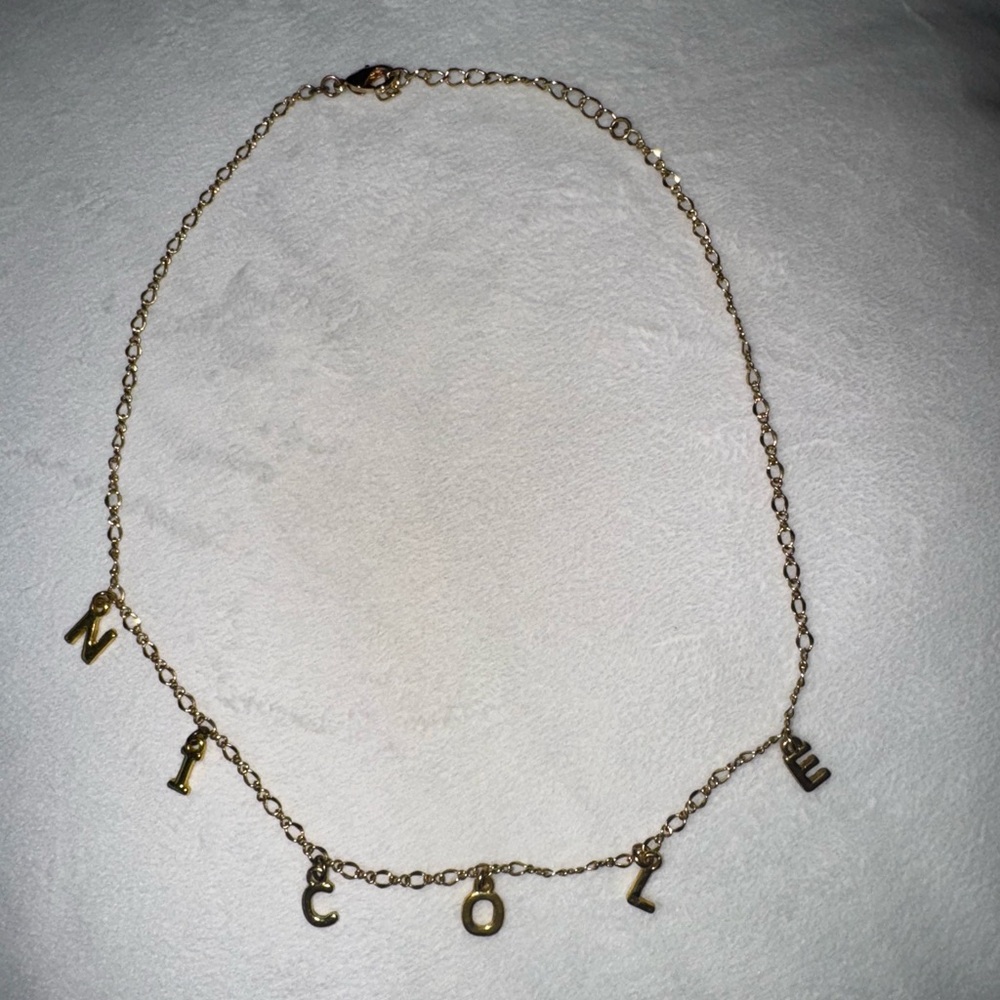 “NICOLE” gold choker necklace
